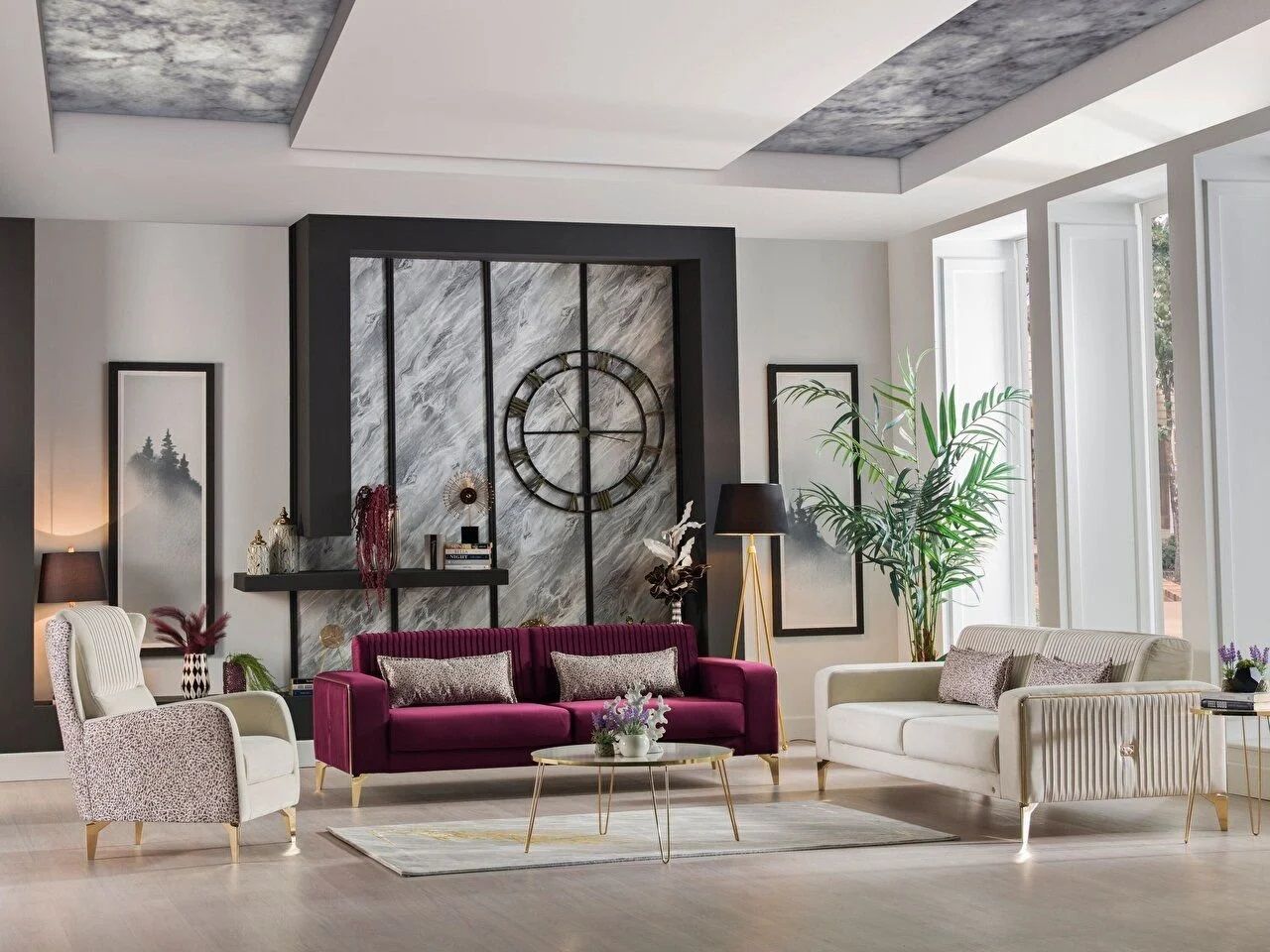 Veyron Koltuk Takımı (3+3+B)