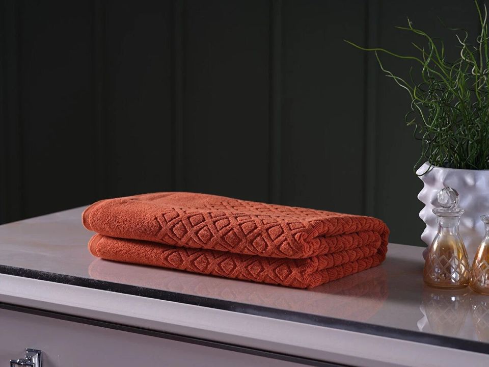 DOQU LUXURY BANYO HAVLUSU KİREMİT - 90 X 150 CM