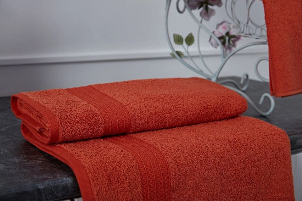 DOQU SENSE BANYO HAVLUSU KİREMİT - 90 X 150 CM